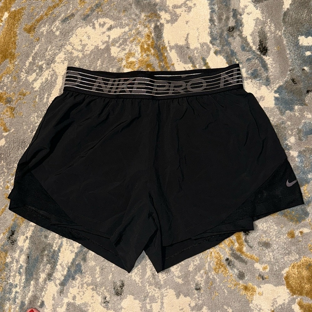 Women’s Black Nike Dri-Fit Running Shorts